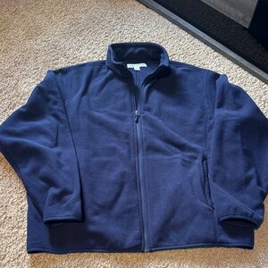Men's Navy Full-Zip Sweater
